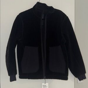 NWT Black fuzzy Lululemon jacket